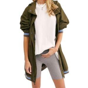Free People Windswept Hooded Jacket / sz S